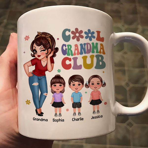 Cool Grandma Club Personalized Mug