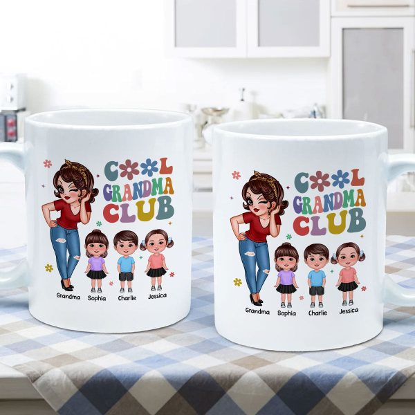 Cool Grandma Club Personalized Mug