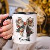 Coquette Christmas Bow Personalized Mug, It's Most Wonderful Time Of The Year Vintage Gift with Custom Name Coquette Christmas Bow Personalized Mug, It's Most Wonderful Time Of The Year Vintage Gift with Custom Name