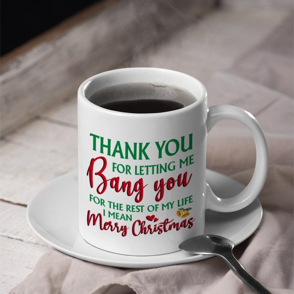 Couple, I Mean Merry Christmas, Personalized Coffee Mug, Christmas Gifts For Couple