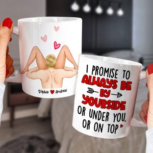 Couple, I Promise To ALways Be By Your Side, Personalized Mug, Couple Mug