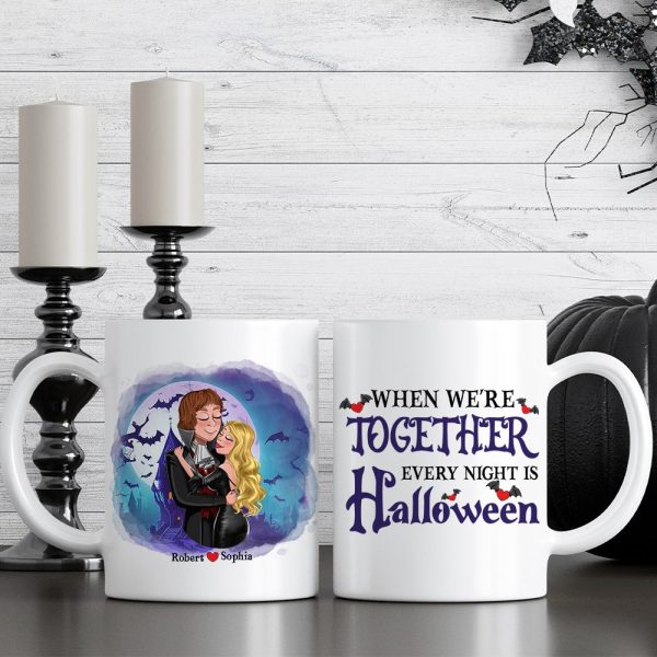 Couple, When We're Together Every Night, Personalized Coffee Mug, Halloween Gifts For Couple Couple, When We're Together Every Night, Personalized Coffee Mug, Halloween Gifts For Couple