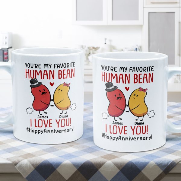Couple You Are My Favorite Human Bean - Personalized Mug Couple You Are My Favorite Human Bean - Personalized Mug