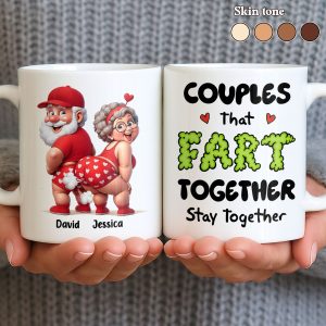 Couples That Fart Together Stay Together - Personalized Custom Coffee Mug - CPL1034_MG