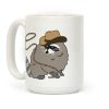 Cowboy Raccoon Lasso Coffee Mug