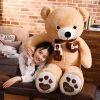Cozy 4-Color Teddy Bear with Scarf
