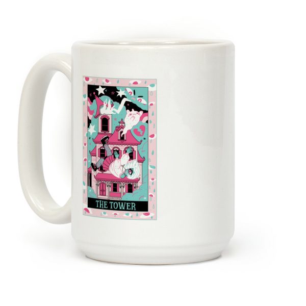 Creepy Cute Tarots: The Tower Haunted House Coffee Mug Creepy Cute Tarots: The Tower Haunted House Coffee Mug