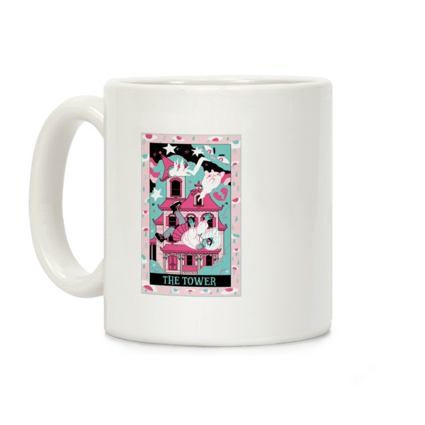 Creepy Cute Tarots: The Tower Haunted House Coffee Mug Creepy Cute Tarots: The Tower Haunted House Coffee Mug