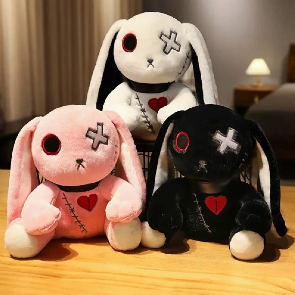 Creepy Goth Bunny Plushie Creepy Goth Bunny Plushie