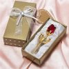 Crystal Glass Rose Figurine for Home and Gift Decor Crystal Glass Rose Figurine for Home and Gift Decor