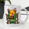 Cunning Raccoon Office Chaos Dumpster Fire Response Team - Personalized Mug - Funny Holiday Gift for Coworkers