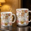 Cupid And Roses With Hearts And Bows Design - Personalized Custom Coffee Mug - CPL1330_MG Cupid And Roses With Hearts And Bows Design - Personalized Custom Coffee Mug - CPL1330_MG