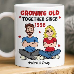 Custom 3D Inflated Effect Printed Mug - Personalized Anniversary Wedding Gifts For Husband And Wife, Him And Her - You Are My Quiet Joy