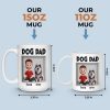 Custom 3D Inflated Effect Printed Mug - Personalized Birthday Gifts For Dog Lovers, Dog Dad And Mom - Love Begins With A Wag Custom 3D Inflated Effect Printed Mug - Personalized Birthday Gifts For Dog Lovers, Dog Dad And Mom - Love Begins With A Wag