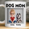 Custom 3D Inflated Effect Printed Mug - Personalized Birthday Gifts For Dog Lovers, Dog Dad And Mom - Love Begins With A Wag Custom 3D Inflated Effect Printed Mug - Personalized Birthday Gifts For Dog Lovers, Dog Dad And Mom - Love Begins With A Wag