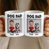 Custom 3D Inflated Effect Printed Mug - Personalized Birthday Gifts For Dog Lovers, Dog Dad And Mom - Love Begins With A Wag Custom 3D Inflated Effect Printed Mug - Personalized Birthday Gifts For Dog Lovers, Dog Dad And Mom - Love Begins With A Wag