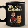 Custom Black Mug - Personalized Birthday Gifts For Cat Lovers, Cat Mom And Dad - This Mug Belongs To The Boss Custom Black Mug - Personalized Birthday Gifts For Cat Lovers, Cat Mom And Dad - This Mug Belongs To The Boss