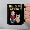 Custom Black Mug - Personalized Birthday Gifts For Cat Lovers, Cat Mom And Dad - This Mug Belongs To The Boss Custom Black Mug - Personalized Birthday Gifts For Cat Lovers, Cat Mom And Dad - This Mug Belongs To The Boss