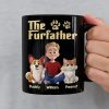 Custom Black Mug - Personalized Birthday Gifts For Dog Cat Lovers, Dog Dad And Mom, Cat Owners - The Furfather Never Walks Alone Custom Black Mug - Personalized Birthday Gifts For Dog Cat Lovers, Dog Dad And Mom, Cat Owners - The Furfather Never Walks Alone