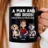 Custom Black Mug - Personalized Birthday Gifts For Dog Lovers, Dog Dad And Mom - Fueled By Dogs And Coffee Custom Black Mug - Personalized Birthday Gifts For Dog Lovers, Dog Dad And Mom - Fueled By Dogs And Coffee