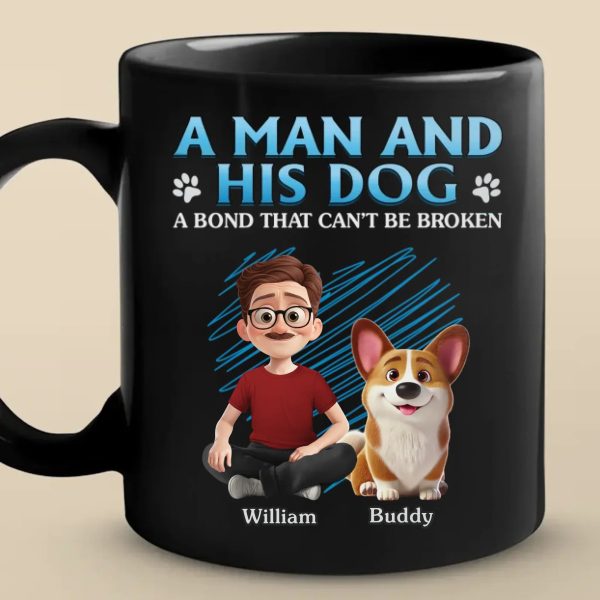 Custom Black Mug - Personalized Birthday Gifts For Dog Lovers, Dog Dad And Mom - Life With Fur Kids Custom Black Mug - Personalized Birthday Gifts For Dog Lovers, Dog Dad And Mom - Life With Fur Kids
