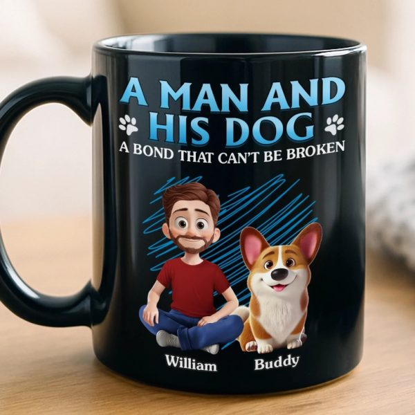 Custom Black Mug - Personalized Birthday Gifts For Dog Lovers, Dog Dad And Mom - Life With Fur Kids Custom Black Mug - Personalized Birthday Gifts For Dog Lovers, Dog Dad And Mom - Life With Fur Kids