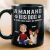 Custom Black Mug - Personalized Birthday Gifts For Dog Lovers, Dog Dad And Mom - Pets Make Every Day Brighter Custom Black Mug - Personalized Birthday Gifts For Dog Lovers, Dog Dad And Mom - Pets Make Every Day Brighter