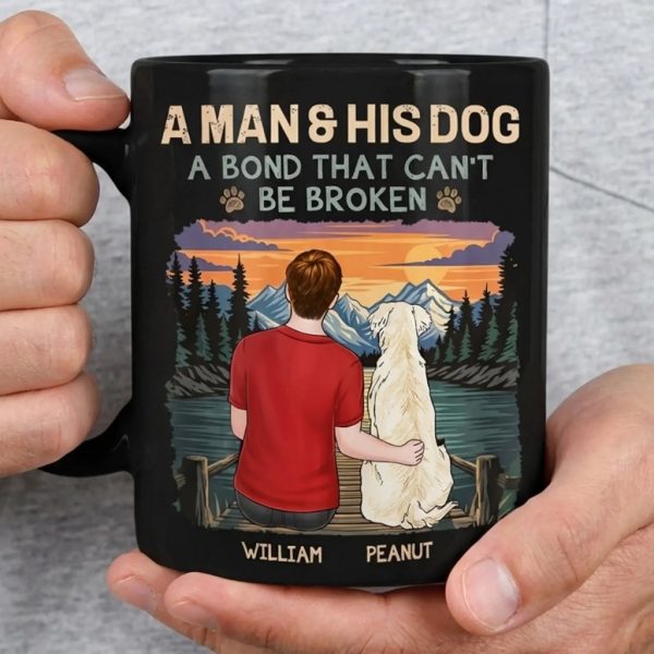 Custom Black Mug - Personalized Birthday Gifts For Dog Lovers, Dog Dad And Mom - Proof Life Needs Dogs Custom Black Mug - Personalized Birthday Gifts For Dog Lovers, Dog Dad And Mom - Proof Life Needs Dogs