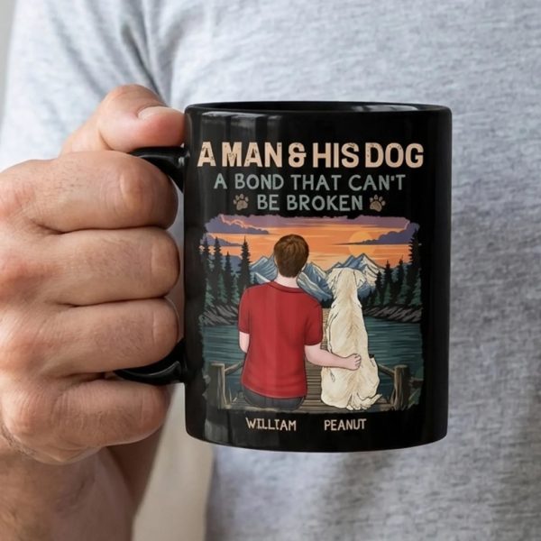 Custom Black Mug - Personalized Birthday Gifts For Dog Lovers, Dog Dad And Mom - Proof Life Needs Dogs Custom Black Mug - Personalized Birthday Gifts For Dog Lovers, Dog Dad And Mom - Proof Life Needs Dogs