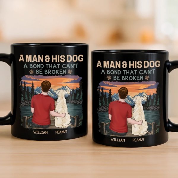Custom Black Mug - Personalized Birthday Gifts For Dog Lovers, Dog Dad And Mom - Proof Life Needs Dogs Custom Black Mug - Personalized Birthday Gifts For Dog Lovers, Dog Dad And Mom - Proof Life Needs Dogs