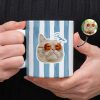 Custom Cat Photo Personalized Print Full Mug For Cat Lovers LM32 895761