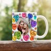 Custom Couple Photo With Heart Pattern 3D Inflated Mug Valentine Gift HA75 891778 Custom Couple Photo With Heart Pattern 3D Inflated Mug Valentine Gift HA75 891778