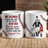 Custom Dad & Kids Mug with Personalized Jersey Number Custom Dad & Kids Mug with Personalized Jersey Number