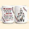 Custom Dad & Kids Mug with Personalized Jersey Number Custom Dad & Kids Mug with Personalized Jersey Number