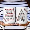 Custom Dad & Kids Mug with Personalized Jersey Number Custom Dad & Kids Mug with Personalized Jersey Number