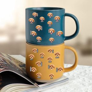 Custom Dog Cat Photo And Name Pottery Mug TH10 892159