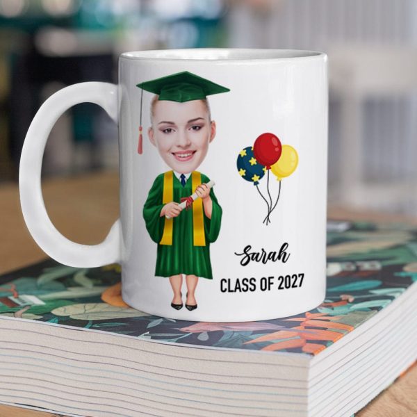 Custom Face Photo Graduation Gift Personalized Graduation Senior Coffee Mug LM32 890327