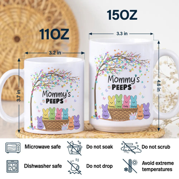 Custom Family Bunny Easter Mug TH10 892455