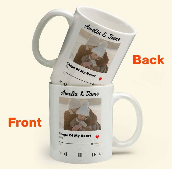 Custom Favorite Couple Song - Personalized Photo Mug Custom Favorite Couple Song - Personalized Photo Mug