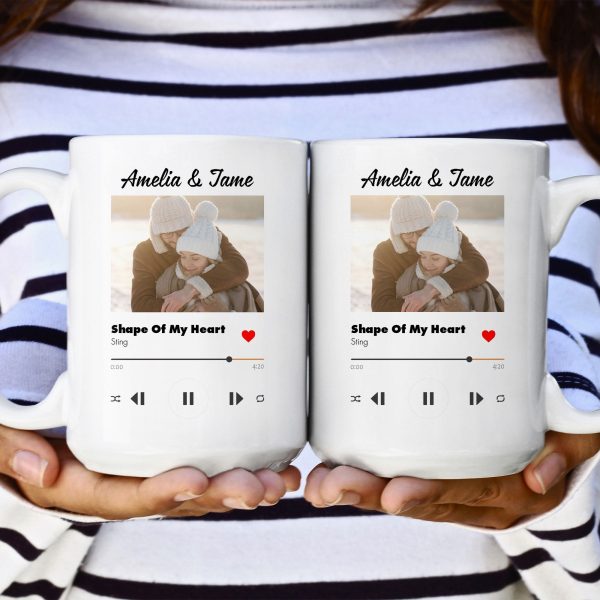 Custom Favorite Couple Song - Personalized Photo Mug Custom Favorite Couple Song - Personalized Photo Mug