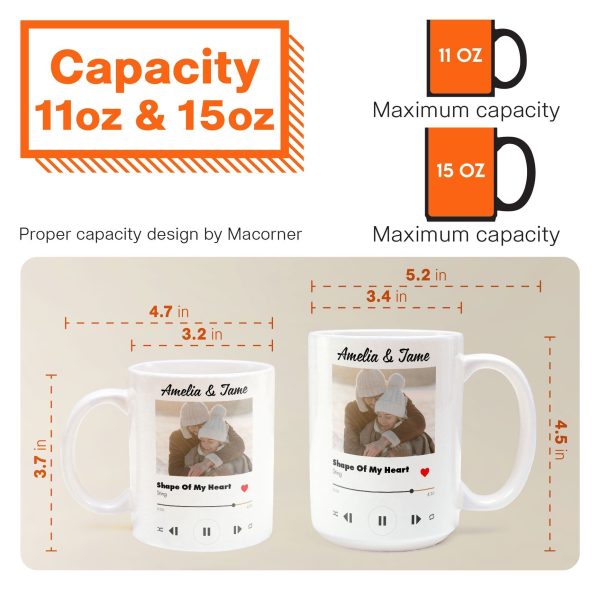 Custom Favorite Couple Song - Personalized Photo Mug Custom Favorite Couple Song - Personalized Photo Mug
