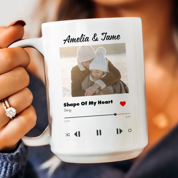 Custom Favorite Couple Song - Personalized Photo Mug Custom Favorite Couple Song - Personalized Photo Mug
