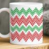 Custom Hidden Message Mug - Christmas Funny Gifts For Best Friends, Family, Coworker, Work Bestie - Fa La La La Leave Me Alone