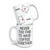 Custom Long Distance Mug - Personalized Best Friend Christmas Birthday Gifts For Women, Besties, Sisters, BFF - Cherishing Moments With Besties This Holiday