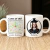 Custom Map Photo Graduation Gift Personalized Graduation Senior Coffee Mug 890335