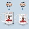 Custom Mug - Personalized Anniversary Wedding Gifts For Husband And Wife, Him And Her - Home Is Your Arms Custom Mug - Personalized Anniversary Wedding Gifts For Husband And Wife, Him And Her - Home Is Your Arms