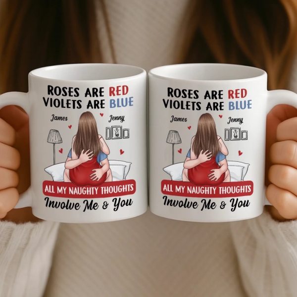 Custom Mug - Personalized Anniversary Wedding Gifts For Husband And Wife, Him And Her - Home Is Your Arms Custom Mug - Personalized Anniversary Wedding Gifts For Husband And Wife, Him And Her - Home Is Your Arms