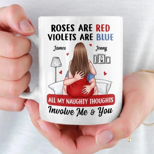 Custom Mug - Personalized Anniversary Wedding Gifts For Husband And Wife, Him And Her - Home Is Your Arms Custom Mug - Personalized Anniversary Wedding Gifts For Husband And Wife, Him And Her - Home Is Your Arms