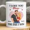 Custom Mug - Personalized Anniversary Wedding Gifts For Husband And Wife, Him And Her - I Won Your Heart Custom Mug - Personalized Anniversary Wedding Gifts For Husband And Wife, Him And Her - I Won Your Heart