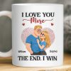 Custom Mug - Personalized Anniversary Wedding Gifts For Husband And Wife, Him And Her - I Won Your Heart Custom Mug - Personalized Anniversary Wedding Gifts For Husband And Wife, Him And Her - I Won Your Heart